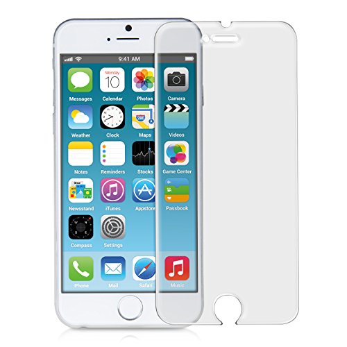 kwmobile Protector de Pantalla Mate y ANTIREFLECTANTE Compatible con Apple iPhone 6 / 6S / 7 (más pequeña Que la Pantalla)