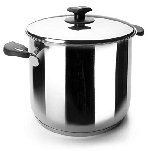 Lacor - 88129- Olla Super Alta Con Tapa Nova Ladycor 28cm Inox.