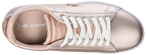 Lacoste Carnaby EVO 118 7 SPW, Zapatillas para Mujer, Rosa (Nat/Wht 7f8), 37 EU