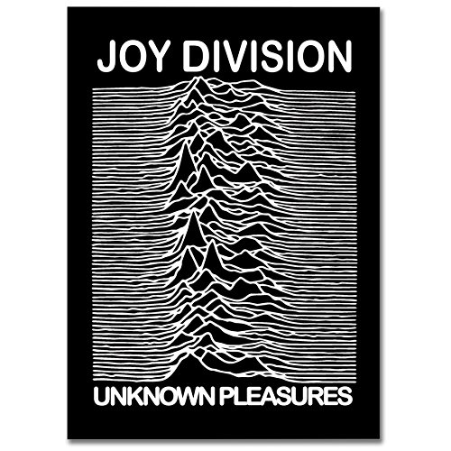 LaMAGLIERIA Póster Joy Division Unknown Pleasure - Lámina fotográfica - Gran Formato, 50cmx70cm