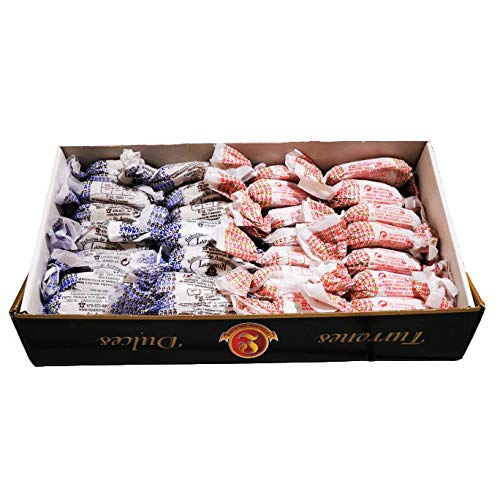 LAPASION - Surtido Polvorón de Almendra Sabores de Antequera y Polvorón de Almendra bañado en Chocolate Blanco Sabores de Antequera. Caja de 1.8 Kg