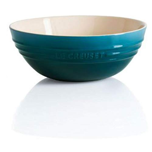 Le Creuset Ensaladera Cerámica, Deep Teal, 25 cm