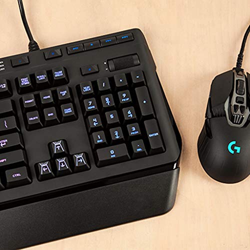 Logitech G910 Orion Spectrum Teclado Gaming Mecánico Retroiluminado, RGB LIGHTSYNC, Romer-G Táctil,9 Teclas G, Segunda Pantalla Arx, Disposición QWERTY Inglés, Negro