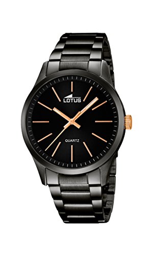 Lotus Reloj Analógico para Hombre de Cuarzo con Correa en Acero Inoxidable 18162/2