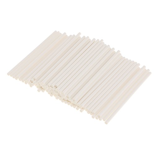 LOVIVER 100 Unids Papel Duro 10cm (3.94 '') Paletas Lollipop Cake Pops Dulces Lollies Pack