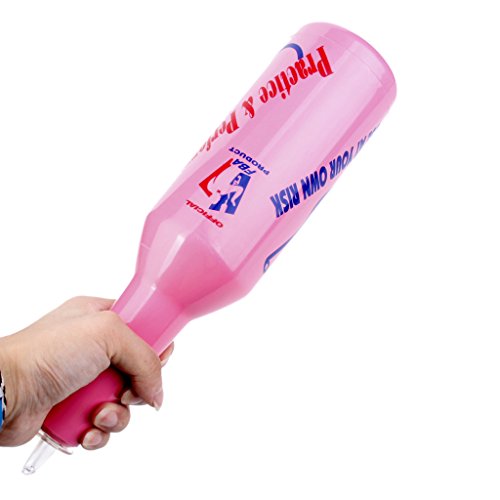 LOVIVER Camarero Práctica Flair Bar Cóctel Beber Coctelera Barware Amarillo Paquete De 2 - Rosado, tal como se describe