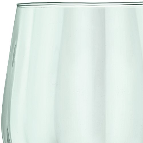 LSA International - Mia - Set 2 Vasos de cerveza artesanal 750ml, Óptica de vidrio reciclado