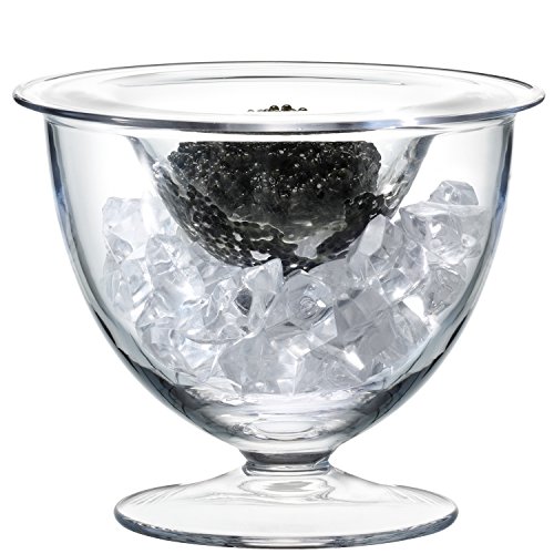 LSA International - Serve - Set de caviar, Ø14cm Transparente