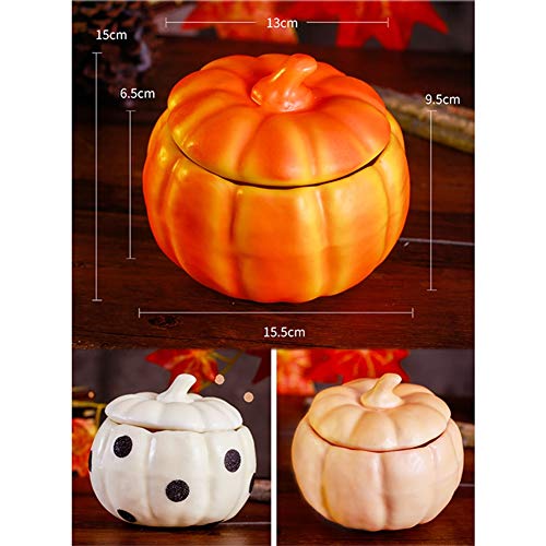 LXJ Calabaza de Halloween Caramelo Puede Hacer Compras arreglo de la Escena Decoración Apoyos azúcar Regalo Pequeña Calabaza Cubo decoración de Escritorio