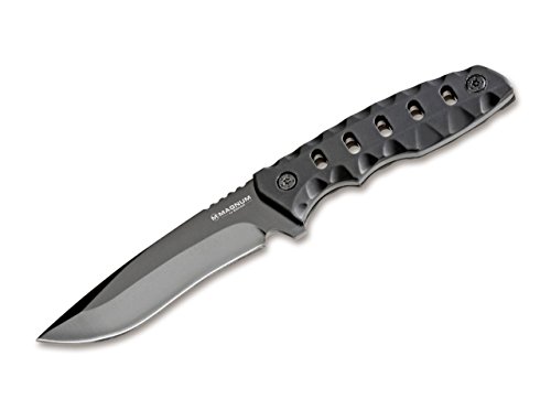 Magnum Oblong Hole Cuchillo de Viaje, Unisex Adulto, Negro, Talla única