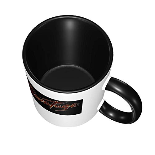 maichengxuan savatage Logo taza tazas de café tazas de té tazas de porcelana tazas para beber para la oficina y el hogar