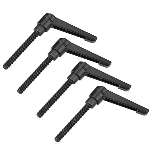 Mangos ajustables de rosca macho de acero inoxidable 4PCS, para equipos de maquinaria de envasado, máquina rectificadora de cuchillos universal y más(16MM)