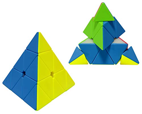 Maomaoyu Pyraminx Stickerless 3x3 3x3x3 Piramide Triangolo Cubo Speed Cube Magic 3D Puzzle Cube Velocidad Cubo Niños Juguetes Educativos