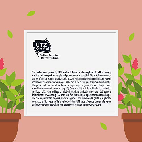 Marca Amazon - Happy Belly Ristretto Café UTZ molido de tueste natural en cápsulas (compostables) compatibles con Nespresso, 30 cápsulas (3x10)