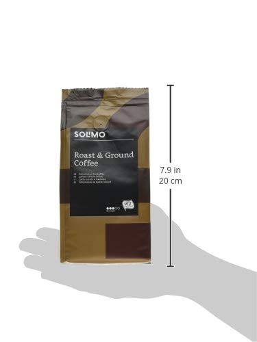 Marca Amazon - Solimo Café molido Aroma compatible con todos los usos - certificado UTZ, 1,36 kg (6 x 227g)