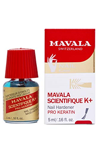 Mavala Científico K+ Endurecedor de Uñas Tratamiento para Evitar que las Uñas se Rompan o se Separen, 5 ml