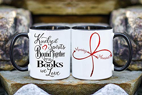 Moning Maniacs Taza con texto en inglés "The Book Lovers", Best Series, KMM Fan, Kindred Spirits of The Page, regalo para ella, Secret Santa.