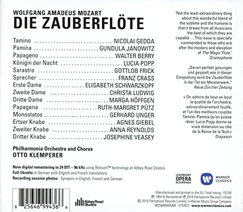 Mozart: Die Zauberflote (The Magic Flute)