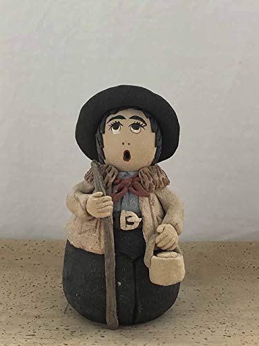 Muñeca tradicional portuguesa de loza, JP017-15 cm