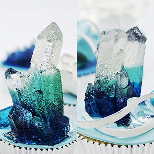 musykrafties - Molde de silicona para drusa de cristales de cuarzo, ideal para resina epoxi, jabón, velas e Isomalt