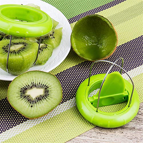 N\A Forma Peeler Slicer, Cocina Policía De La Fruta De Kiwi Dispositivo Cortador, Cortador De Kiwi Pelador De Verduras De Fruta Máquina De Cortar De La Cocina De Divisor De Excavación Core