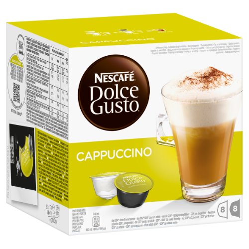 Nestle - Cafe Capuccino Dolce Gusto, 3 x 16 Capsulas.