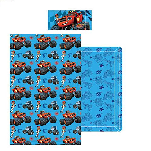 Nickelodeon - Juego Sábanas Blaze and the Monster Machines, para cama 90 cms.