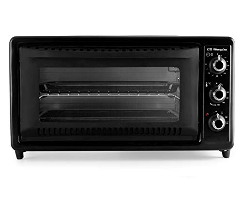 Orbegozo HO392 Horno eléctrico de sobremesa, 1450 W, 39 litros, Negro