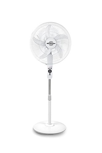 Orbegozo SF 0247 Ventilador De Pie Con Mando A Distancia, 2 Modos De Funcionamiento (Normal Y Sleep), Temporizador, 3 Velocidades De Ventilación, W, 200 Decibelios, Multicolor