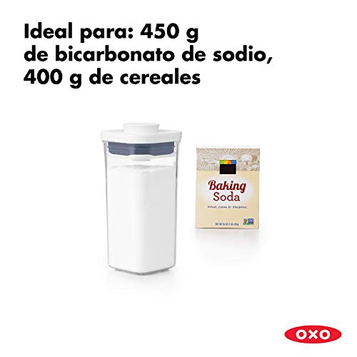 OXO Good Grips POP Contenedor – Almacenamiento hermético y apilable de alimentos - 4,2 l para harina y mucho más