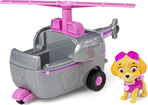 Paw Patrol 6054971 Skye's Helicóptero Vehículo con Figura Coleccionable, para niños Mayores de 3 años, Multicolor