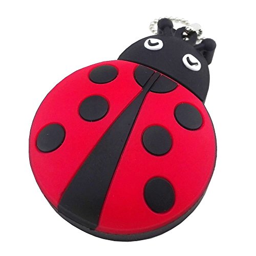 PENDRIVE aneew diseño de mariquita rojo insectos USB 2.0 Flash Drive de memoria pulgar stick Ladybug 16 gb