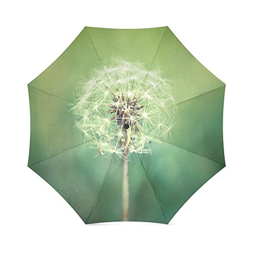 Personalizado Dandelion semillas personalizada plegable lluvia paraguas