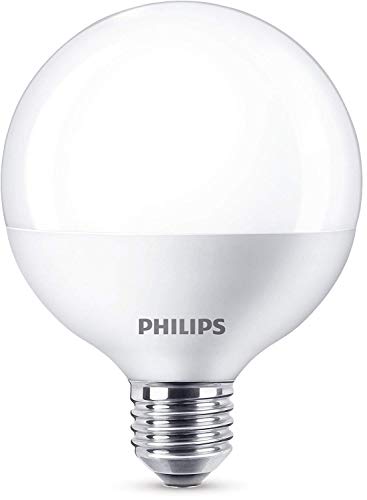 Philips Lighting Bombilla LED Globo casquillo E27, 16.5 W equivalentes a 100 W, luz blanca cálida, 1521 lúmenes