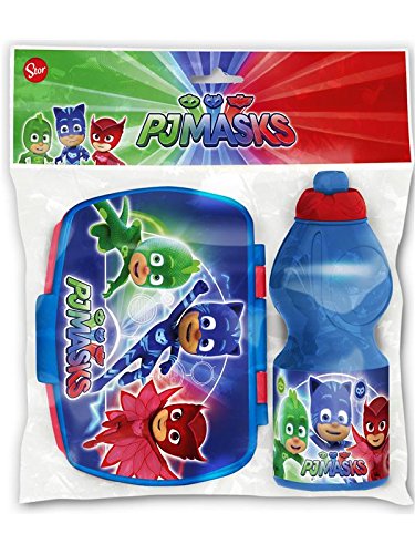 PJ Masks 701976 - Juego de jausenbox, botella de agua, multicolor