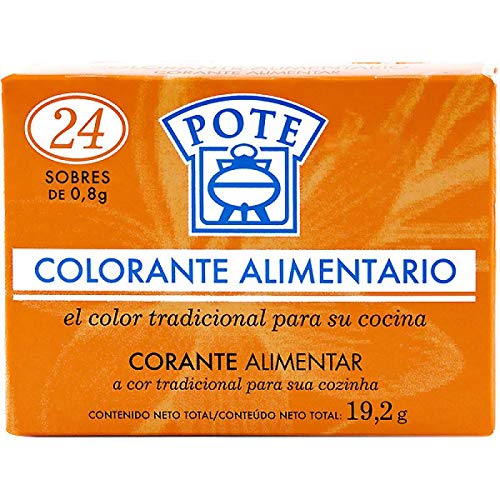 POTE- Colorante alimentario - El color tradicional para tu cocina- caja 24 sobres