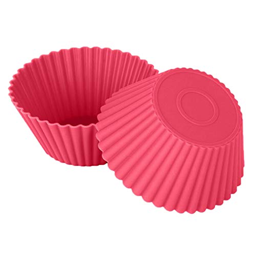 prasku Recipientes para Muffins Reutilizables, Envoltorios para Magdalenas, Tazas de Trufa Antiadherentes