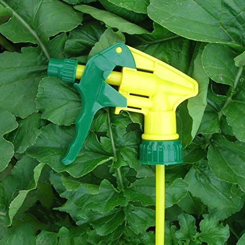 PRINDIY Pulverizador de gatillo Resistente a Productos químicos industriales de Alta Resistencia Pulverizador de gatillo para Limpieza de Ventanas de Limpieza de automóviles Jardinería, 5 Piezas