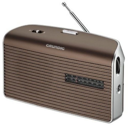 Radio portátil analógica Music 60 Brown/Silver