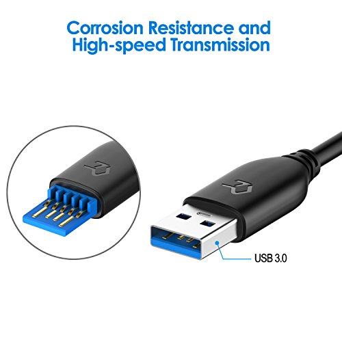 Rankie Cable USB 3.0 Tipo A a Tipo A, Negro, 1,8 m