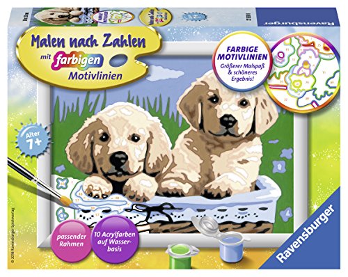 Ravensburger-00.027.839 Dulces Cachorros de Perros, Color carbón (00.027.839)