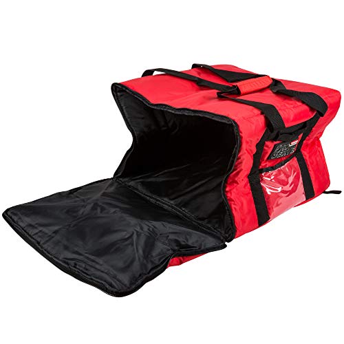 Rubbermaid Commercial Products FG9F3800RED Bolsa para El Transporte de Pizza, Aislamiento de Poliéster, Rojo