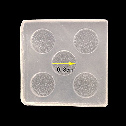 rungao DIY silicona molde de silicona resina Casting Oreo molde joyería molde DIY Craft hacer