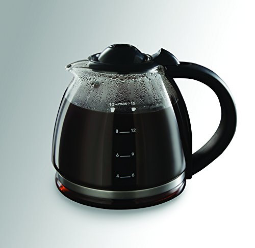 Russell Hobbs Cafetera de Goteo Clarity 20770-56, Negro, Acero inoxidable, Transparente