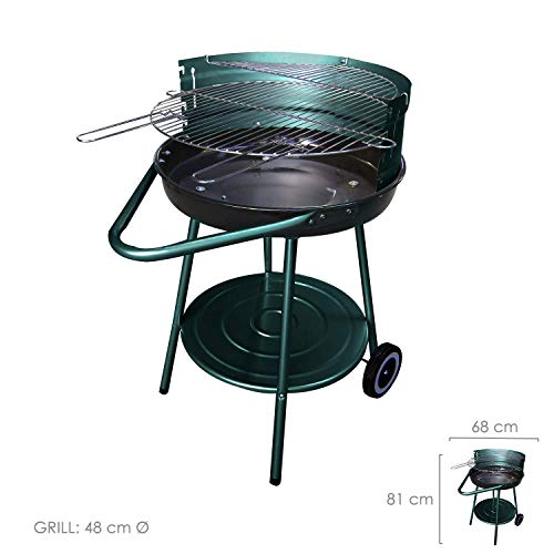 SATURNIA 8130190 Barbacoa Apache Redonda con Batea 68x50.8x81 (Alt) cm