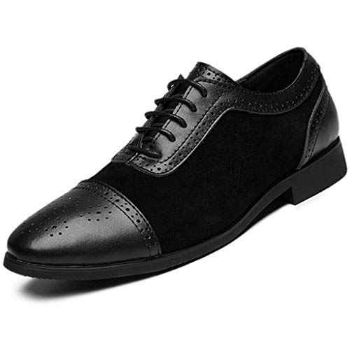 Sayla Zapatos Zapatillas para Hombres Casual Moda Verano Zapatos Puntiagudos Vestir Zapatos De Cuero CóModos Y Ligeros Trabajo De Negocios Boda Gran TamañO Estilo BritáNico