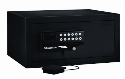 Sentry Safe HL100ES - Caja fuerte electrónica con lector de tarjeta (31 L), color negro