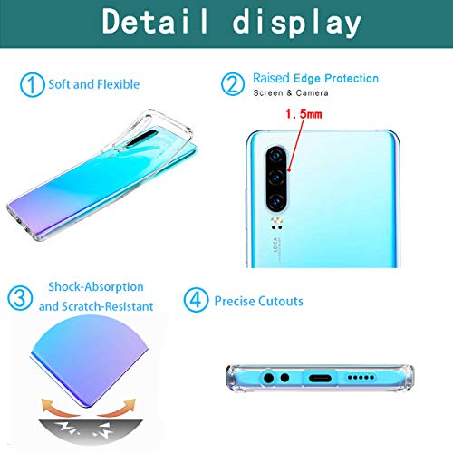 Suhctup Funda Compatible con Huawei Y5 2018 Transparent,Carcasa Protección Silicona Gel TPU Bumper Moda Dibujos Protector Piel Ultra Pulgadas Anti Choques Estuche Case para Huawei Y5 2018(11)