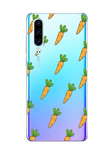 Suhctup Funda Compatible con Huawei Y5 2018 Transparent,Carcasa Protección Silicona Gel TPU Bumper Moda Dibujos Protector Piel Ultra Pulgadas Anti Choques Estuche Case para Huawei Y5 2018(11)