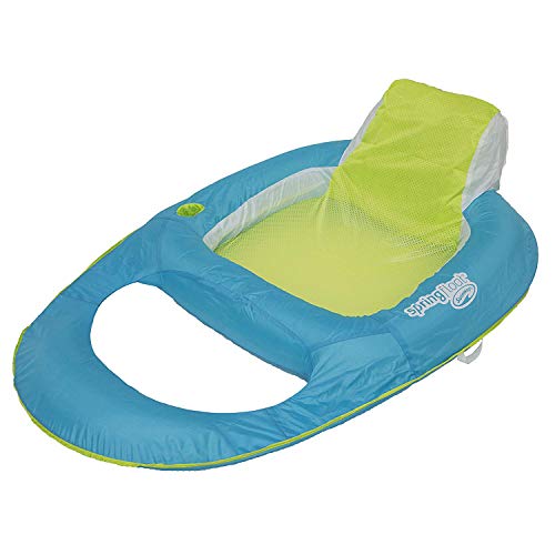 SwimWays Spring Float Recliner Tumbonas flotante - Flotadores para piscina y playa (Tumbonas flotante, 113 kg, 15 año(s), Hombre/Mujer, China, 910 mm) , color/modelo surtido